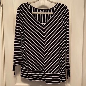 Kim Rogers Black and White Boxy Tunic